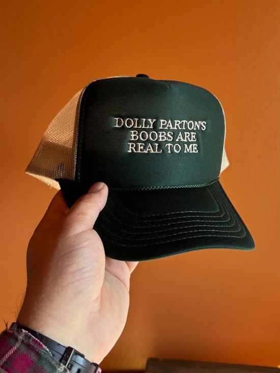 Other - dolly partons boobs are real to me hat